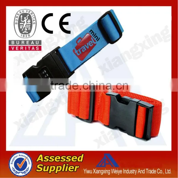 Adjustable Nylon Strap Cutom Logo Luggage Belt