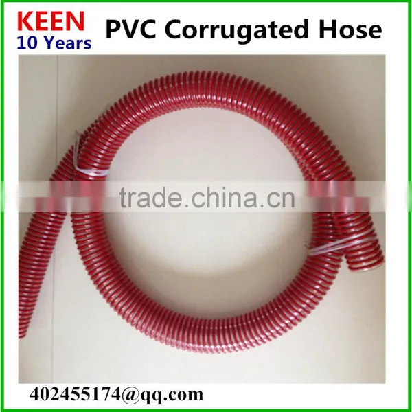 PVC Plastic Spiral Reinforced Suction Water Garden Pipe Hose photo-4