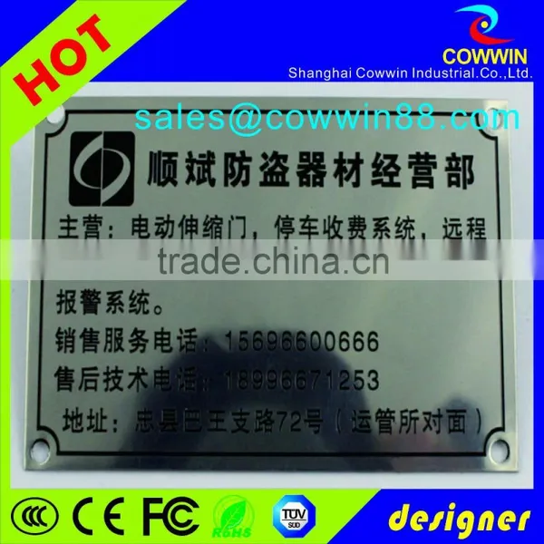 Good Quality Gold Plated Zinc Alloy Coin Nameplate photo-4
