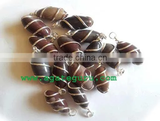Shiva Lingam Pendants Narmada Lingam From Natural Agate : Wholesale Gemstone Shiva Lingam Pendants