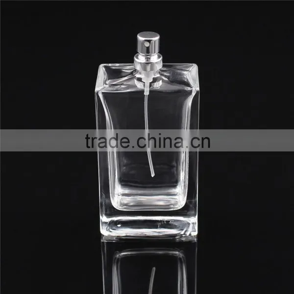 100ml Square Glass Perfume Bottle Spray Bottle Luxury Glass Perfume Bottle photo-4