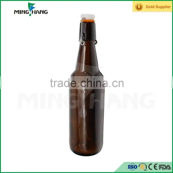 500ml Amber Beer Glass Bottle ,swing Glass Bottle photo-4
