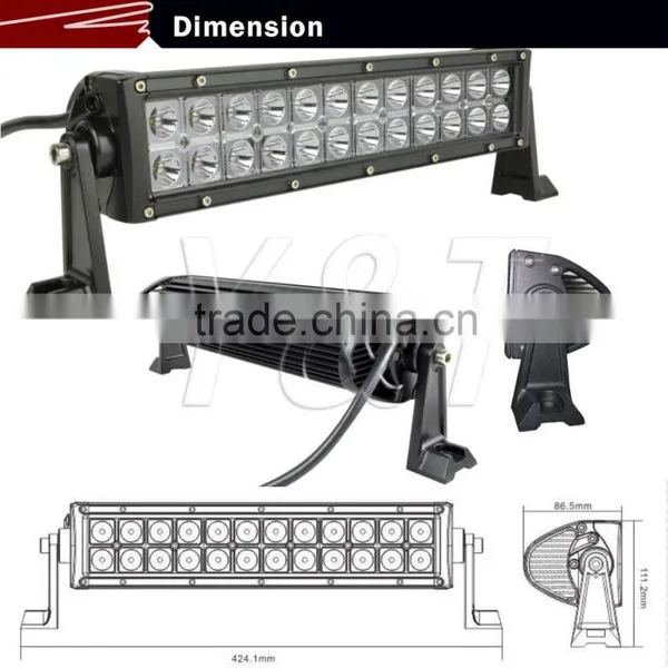 Super Bright 13.5inch 72w IP67 Waterproof Led Light Bar photo-3