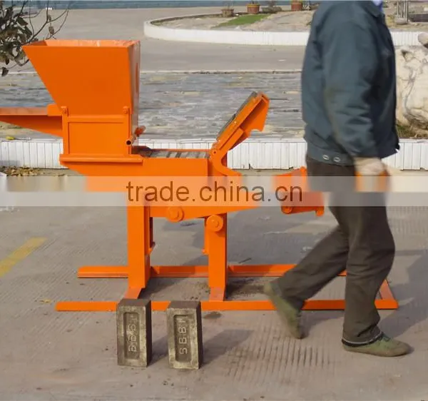 HR1-30 Manual Interlocking Brick Making Machine Hand Press Clay Brick Machine Low Cost Sand Soil Brick Machinery photo-5