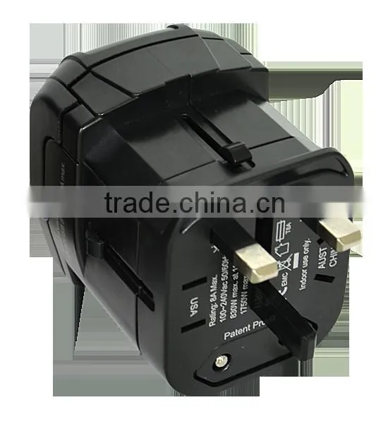 2016 AINOVO Powerful World Travel Adapter With USB Charger photo-6