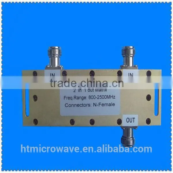 698-2700MHz RF 3dB Coupler 2 in 1 Out / 2:1 Hybrid Combiner N/Female DC-3GHz photo-5