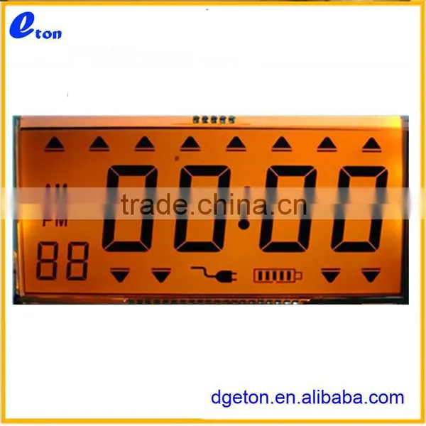 7 Segment 6 O'clock Viewing Angle 3-wire Serial Interface Lcd Clock Display