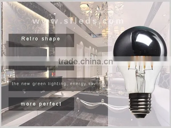 R50 Chrome Cover Dimmable 2W 4W 6W 8W LED Filament Bulbs E27 E26 E14 Led Decorative Bulbs photo-4