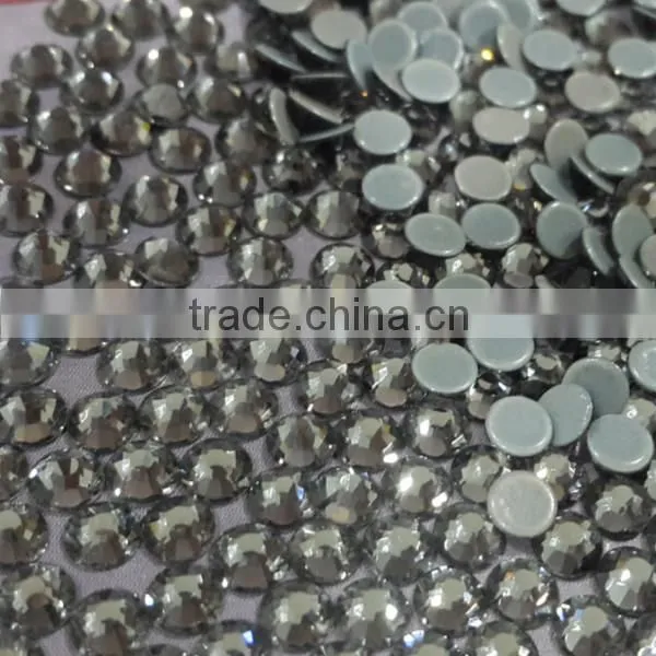 Best Quality Extremly Shine Ss20 Black Diamond Dmc Rhinestone Hot Fix