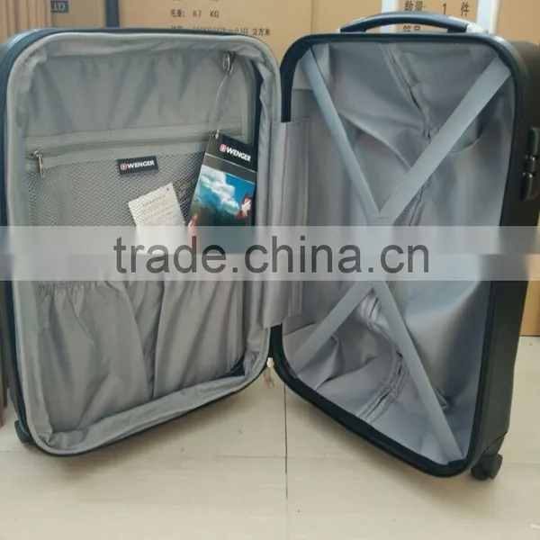 Vintage ABS Spinner Hardside Trolley Luggage Case photo-4