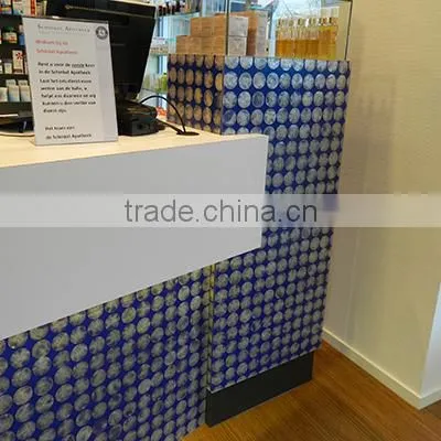 HOT Shop Counter Design From Decorative Tempered Glass Panel Price photo-2