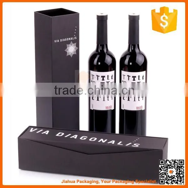 Foldable Flat Packed Magnetic Cardboard Wine Box photo-3