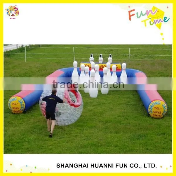 Inflatable Bowling Set With Inflatable Zorb Ball for Kid and Adult Sport Entertainment photo-3
