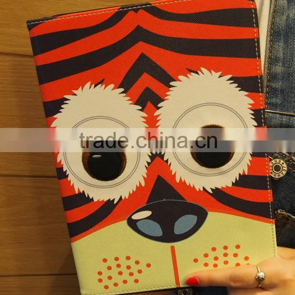 3D Embroidered Leather Case For Ipad, Fashion Design Customer Cases for Ipad photo-3