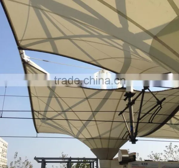 Public Building Railway Station Canopy for Rainwater Collection Roofing System in Shanghai photo-2