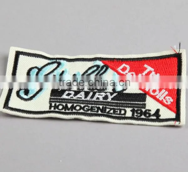 2016 Newest High Quality Embroidery Wording Patches photo-2