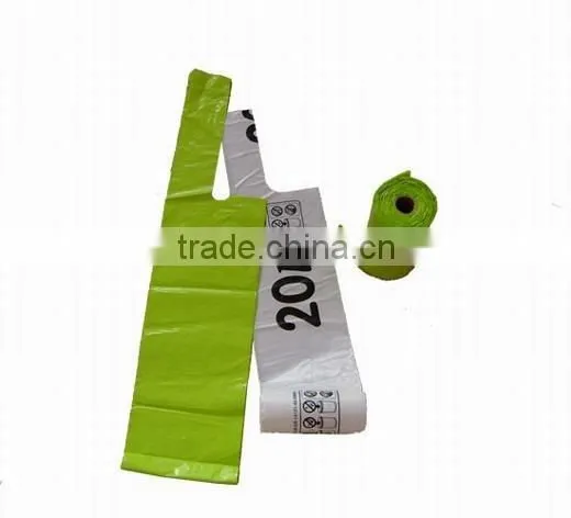 High Quality Color Print T-shirt Plastic Bag in Roll