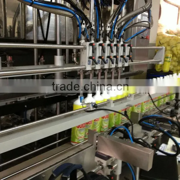 Four Nozzles Automatic Liquid Glue Filling Machine ZHTW-8P(With Lobe Pump) photo-2