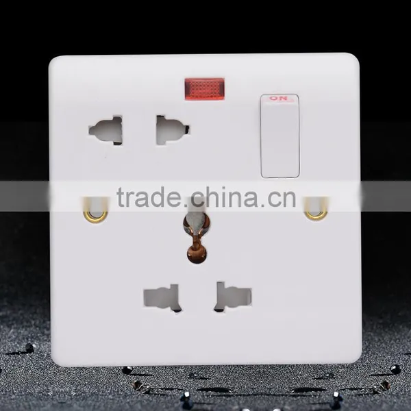 New Design 5 Pin MF Wall Socket and Switch photo-5