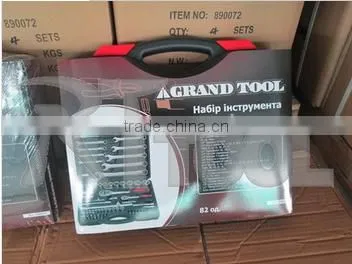 1082PCS Extension Bar Quick-Release Hand Tools Adjustable Blow Case Ratchet Spanner Wrench Socket Set photo-3