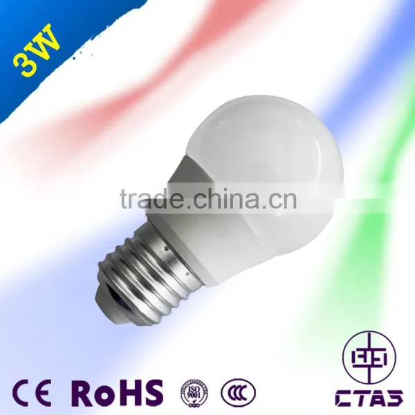 High brightness led factory A50 LED Lighting E27 B22 3W LED Bulb