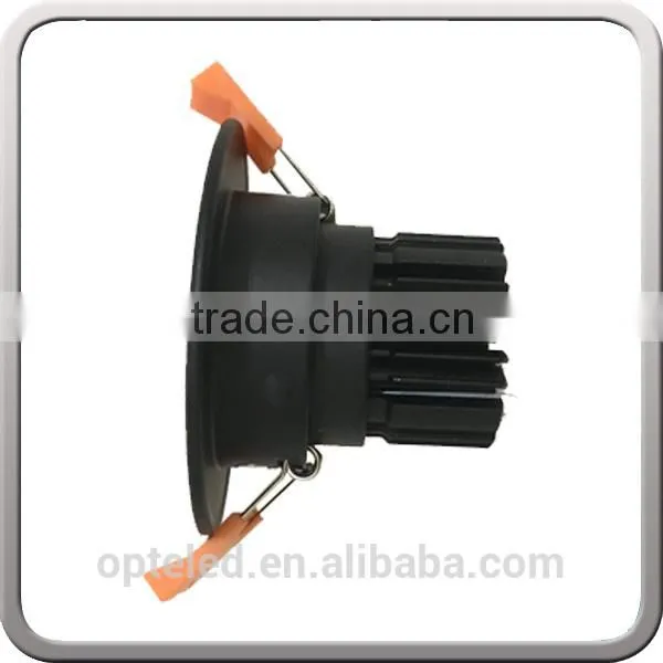 Adjustable Ceiling Down Light Recessed COB LED Downlight 9W 12W in Black Finish photo-3