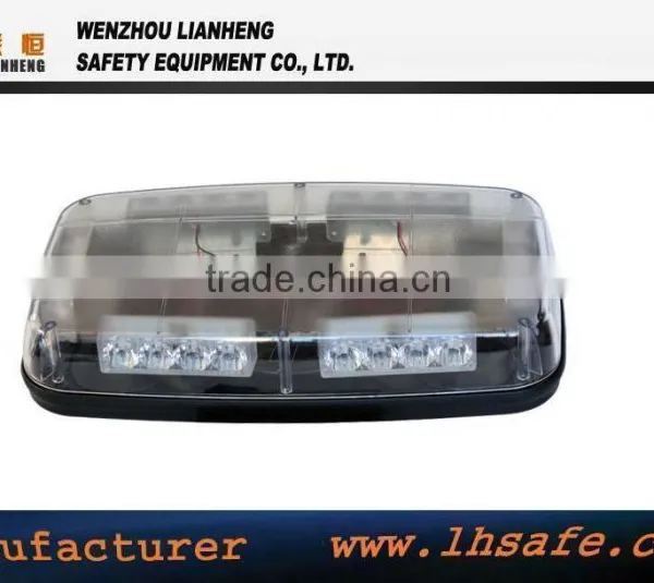 Amber Flashing Warning Light Emergency Car Magnetic Mount Mini Roof Light Bar TBD8180XA photo-3