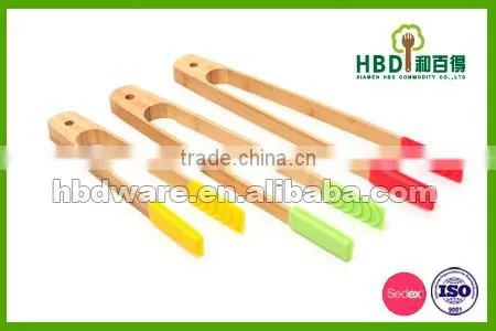 Bamboo Kitchen Utensils With Silicone Spoon Wholesale photo-5