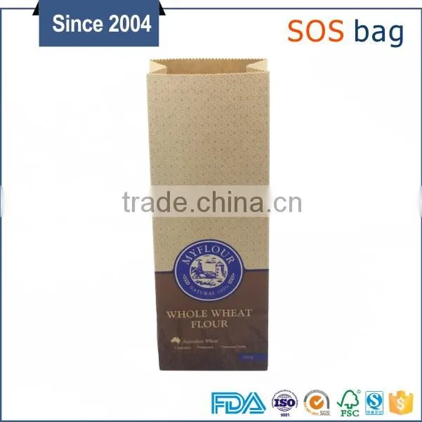 Feature Kraft Paper Bag Thin Paper Bag Brown Kraft Paper Bag for Bread photo-6