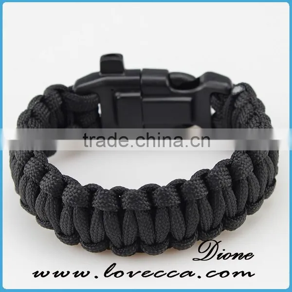 Survival Gear Christmas Paracord Survival Bracelet Fashion Sport Bracelet With Firestarter and Striker photo-2