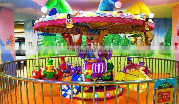 New 2016 Amusement Park Rides Clown Model Fairground Swing Flying Chair photo-6