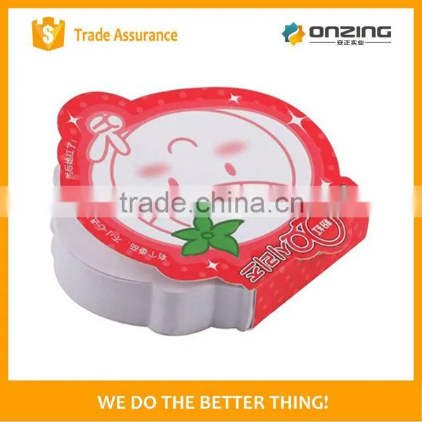 Onzing Hot Sale Sticky Note Pad/custom Sticky Notes/sticky Note With Customized Design