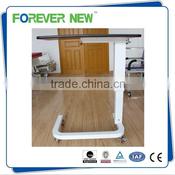 YXZ-021 Moveable Hospital Over Bed Table Patient Bedside Trolley Dining Table photo-2