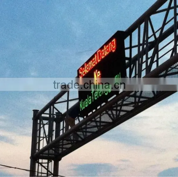 High Brightness P31.25 VMS LED Traffic Display Fixed Variable Speed Limit Electronic Message Centers Traffic Signs Manufacturer photo-2