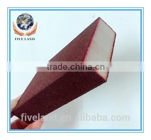 Wholesales Polishing Door Abrasive Tools Red A.O Sanding Sponge Block photo-6