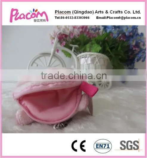 2015 New High Quality Plush Pink Bear Bag Hot Selling