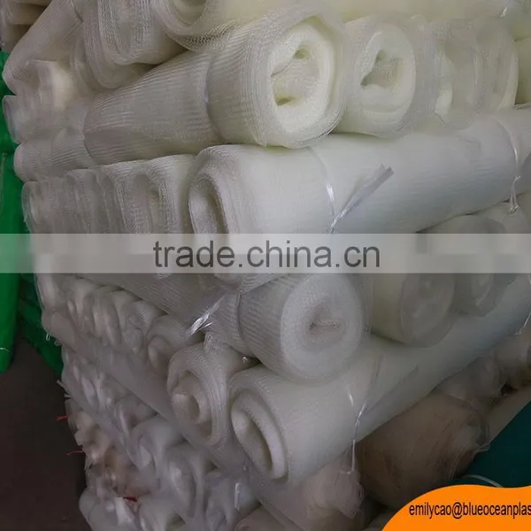 Anti UV PP Plastic Meterial Safety Net White Building Mesh Scaffolding Debris Netting