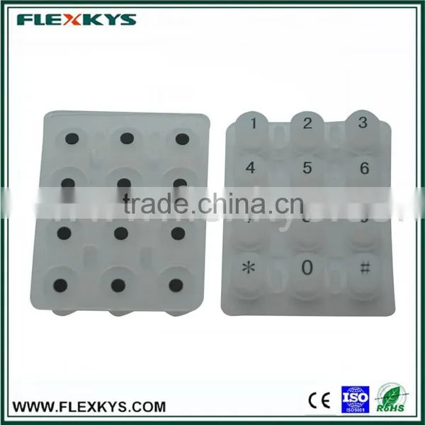 High Quality Colorful Rubber Waterproof Silicone Rubber Numeric Keypad photo-3