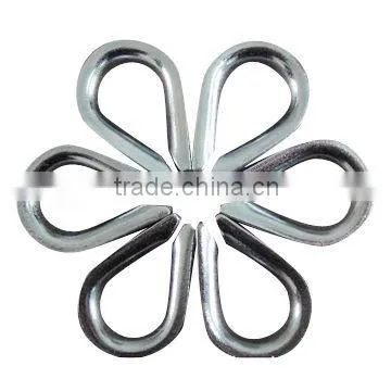 Stainless Steal Wire Rope Thimbles/ Bright Surface/ Self-colored and Powder Coated photo-3