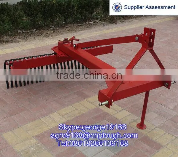 Farm using machine Tractor mounted Land Rake for sale