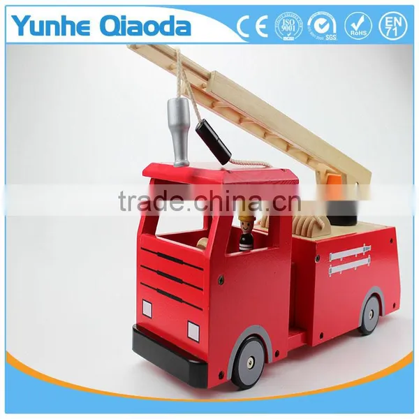 Fire Truck Toy , Extending Ladder and Water Pump Hose to Shoot Water, Bump and Go photo-3