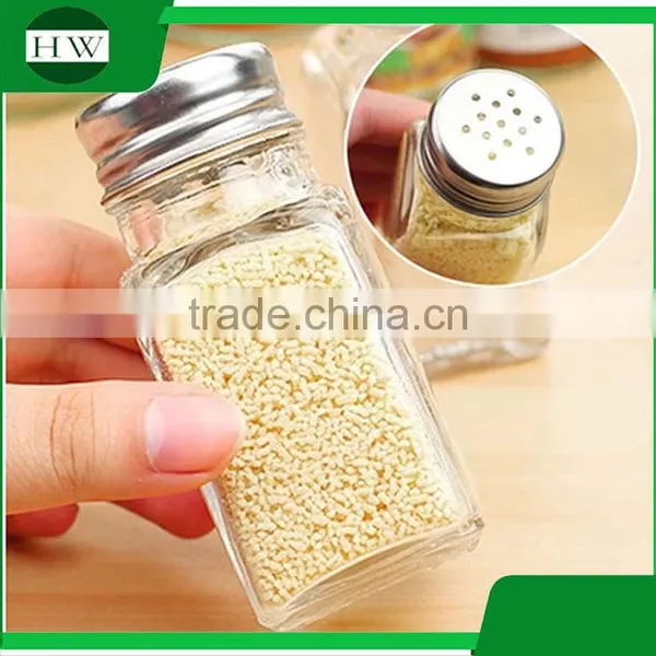 Kitchen Accessories Glass Seasoning Pot Condiment Container Spice Pots Box Tin Bottle Jar photo-3