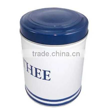 Round Airtight Coffee Tin Box photo-5