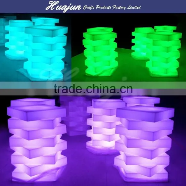 Led Counter Table for Restaurant &led Bar Counter Table for Lamp/led Rechargeable Plastic Table photo-3