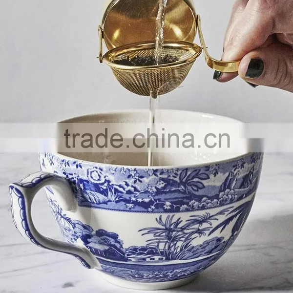 Tea Strainer | Metal Tea Strainer With Coaster photo-2