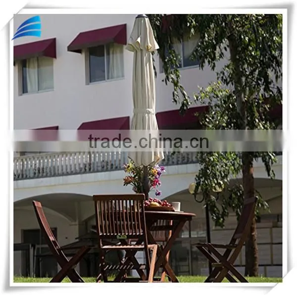 Patio Market Sun Beige Umbrella With Push Button Tilt and Crank photo-3