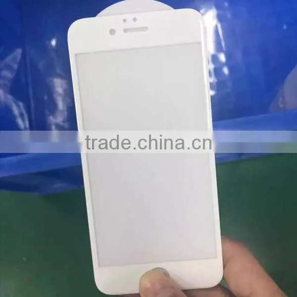 3D Curved White & Black Hardness Tempered Glass Film Screen Protector for IPhone6 photo-5