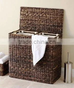 Indoor Home Storage / Water Hyacinth Hamper