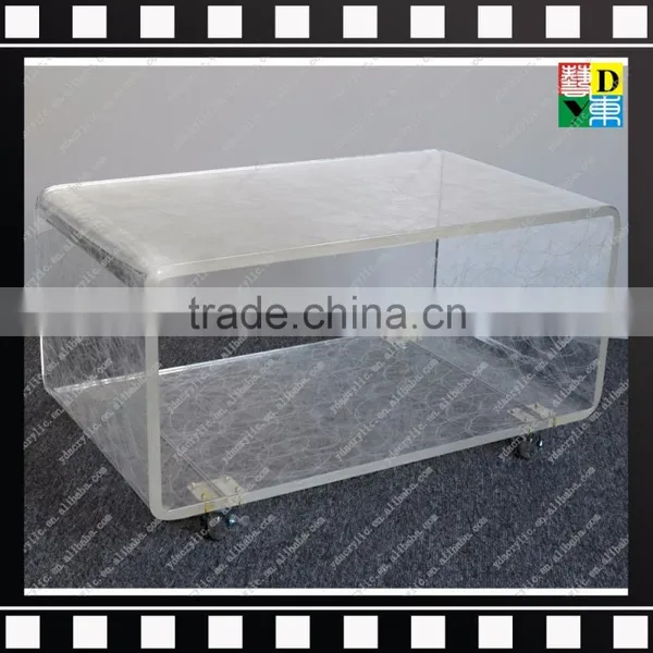 Modern Clear Acrylic Serving Trolley/serving Cart