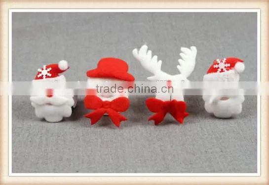 Xmas Gift Red Slap Circle Bangle Bracelet Christmas Ornament Party Decoration photo-3
